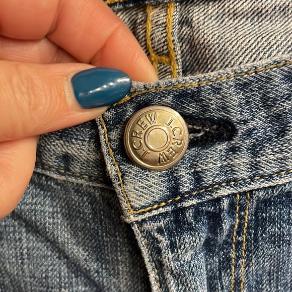 J CREW women’s Vintage matchstick low rise slim leg jeans distressed 29R - Picture 5 of 15